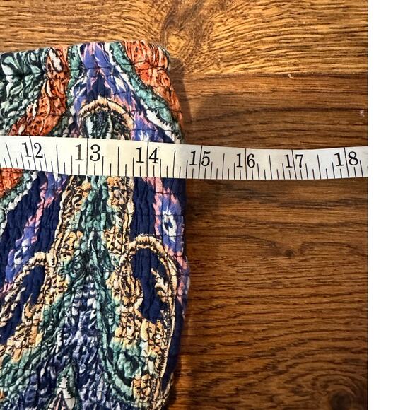 Midnight Sky Women's Strapless Boho Maxi Sun Dress Size Large Retro Style - Picture 8 of 9